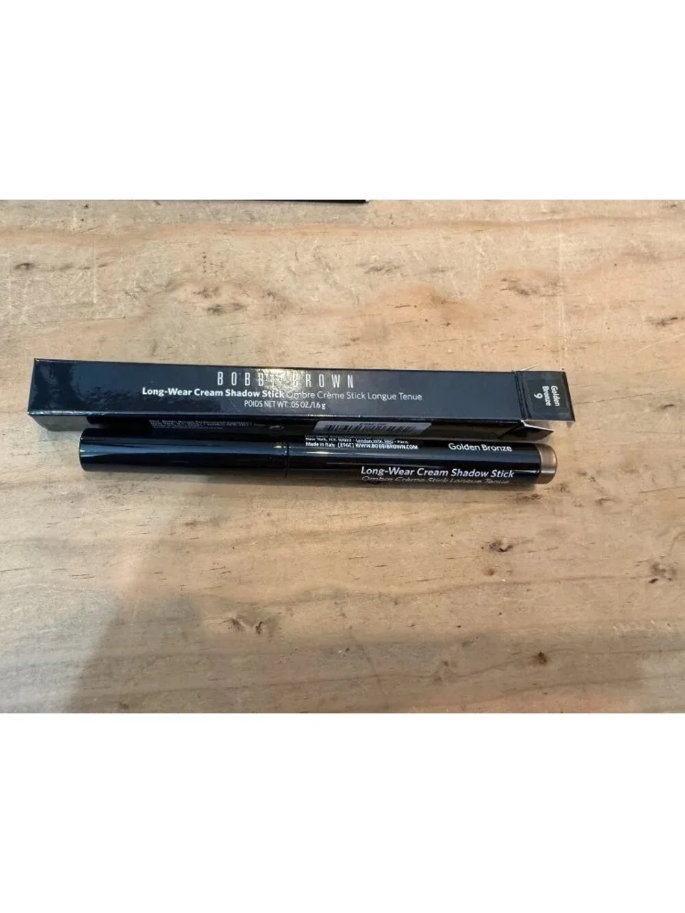 Bobbi Brown Long-Wear Cream Eye Shadow Stick GOLDEN BRONZE 0.05 Oz Full Size NIB